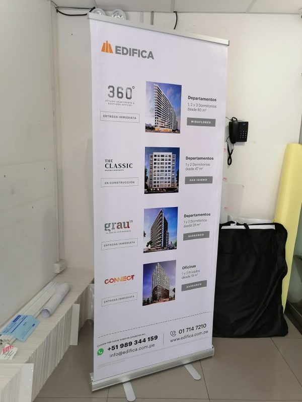 Roll Screen banner 80x1.80mts