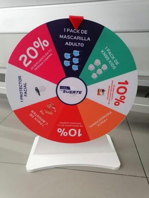 Tromba Creativa on Instagram: #NuevoProducto “Mini Ruleta Publicitaria”  ideal para escritorio y/o activación de tu #marca es fácil de transportar a  todas partes… 😎✓ Estructura artesanal en madera pintada a mano, muy